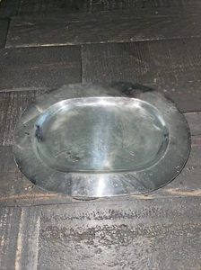 Oval Serving Silverplate Platter 8.5”x6” Trinket Candy Condiment Marked - Picture 1 of 3