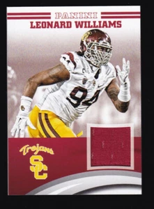 2015 Panini USC Leonard Williams Jersey Patch - Picture 1 of 2