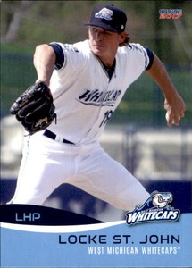 2017 West Michigan Whitecaps Choice #23 Locke St. John Pell City Alabama AL Card