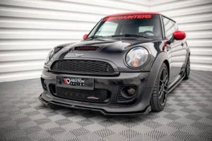 Labio de alerón Cup NEGRO para Mini Cooper S JCW R56 Works alerón delantero espada V1 - Imagen 1 de 8