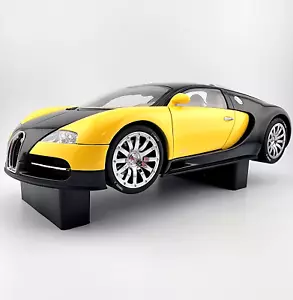 Rarissima 1:18 AUTOart Bugatti EB 16.4 Veyron Nero/Giallo Edizione Limitata!! - Foto 1 di 15