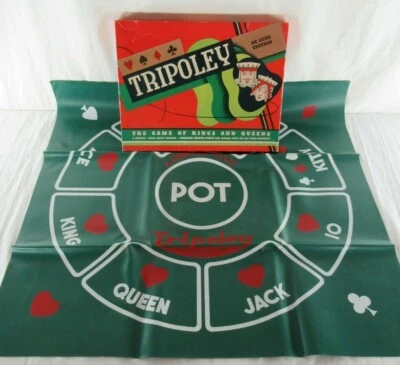 Tripoley De Luxe Edición Nº Alfombra de juego de plástico 111 con caja Cadaco 1957 vintage  Foto 1 de 4