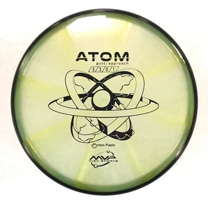 DISC GOLF MVP PROTON PLASTIC ATOM PUTT/APPROACH STRAIGHT PUTTER 171g GREEN - Picture 1 of 1