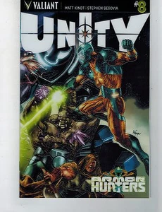UNITY #8 CHROMIUM WRAP VARIANT ARMOR HUNTERS NEW VALIANT (2014) - Picture 1 of 2
