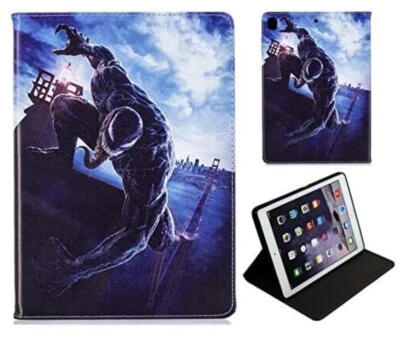 For iPad Mini 1 2 3 4 5 Venom Spider-Man Marvel Movie Smart Case Cover - Image 1 of 2