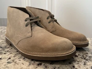 Clarks Bushacre 2 Hombre Talla 10.5 Chukka Botas Beige - Imagen 1 de 12