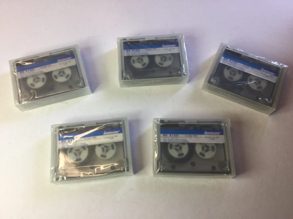 5 Mini cartridge tapes. Unopened & boxed. Inmac DC2120 Not 3m - Image 1 of 1