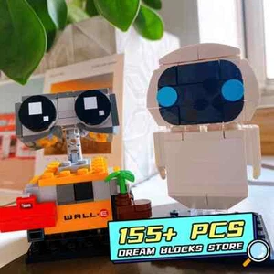 155PCS Disney Series Wall E The Robot Eva Building Blocks Bricks Model Kits 2PCS - Picture 1 of 13
