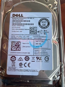 1PCS Neuf Dell XTH17 0XTH17 900GB 15K 2.5" SAS 12Gbps HDD v6 ST900MP0026 - Afbeelding 1 van 1