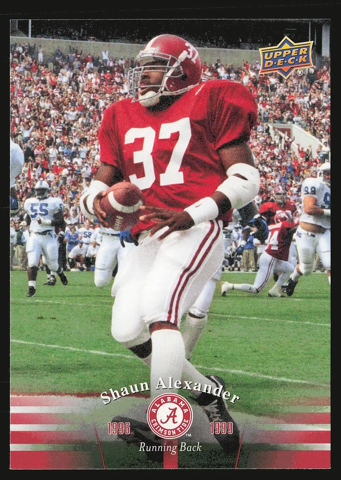 2012 Upper Deck University of Alabama #70 Shaun Alexander - Image 1 of 2