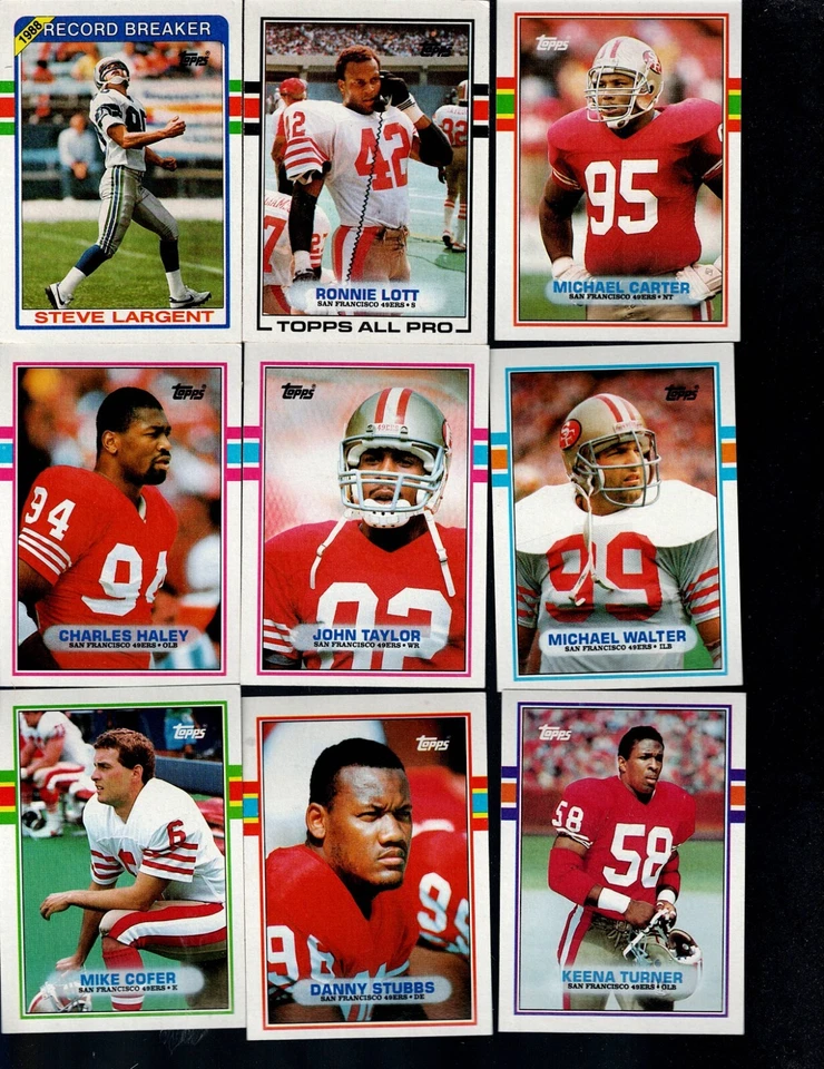 1989 Topps Football - complete your set 251-396 + 1000 YARD BUY 2 GET 1 FREE - Image 1 of 1