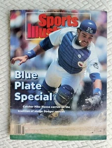 July 1993 Sports Illustrated Dodgers MIKE PIAZZA Rookie HOF *No Label NEWSSTAND  - Picture 1 of 2