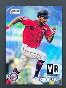 BYRON BUXTON 2021 Stadium Club Virtual Reality Insert VR-14 Minnesota Twins - Picture 1 of 2