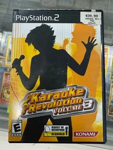 Karaoke Revolution Volume 3 (Sony PlayStation 2 PS2, 2004) Complete CIB T20 - Picture 1 of 4