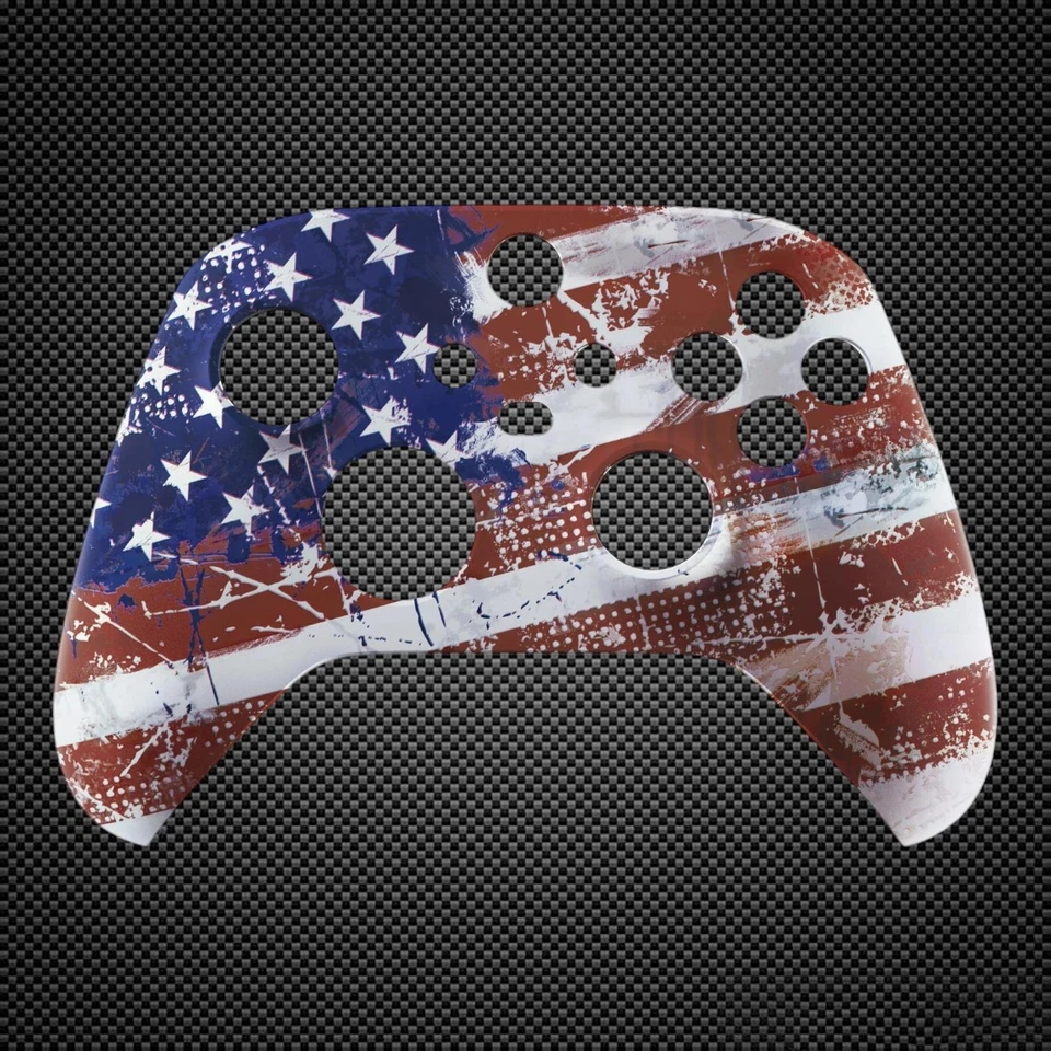USA Flag Themed Xbox Series X/S Custom Controller Front Shell - Image 1 of 1