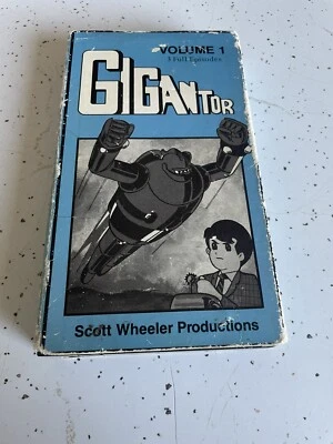 Gigantor Volume 1 (Delphi Wheeler 1964) Robot Anime 3 Episodes VHS Traders - Image 1 of 4