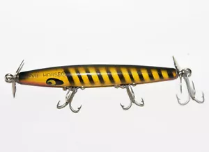 Señuelo de pesca para caballos Smithwick Lures vintage amarillo sal/agua dulce - Imagen 1 de 3