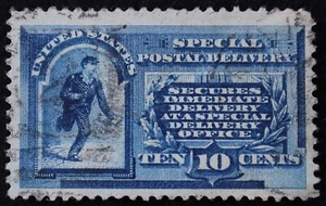 U.S. Used Stamp Scott #E1 10c Special Delivery. VF - XF. Large Margins. Choice! - Picture 1 of 2