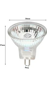 WOWOSS 10 Stück 20 Watt Halogen Strahler Birne MR11 Halogen Glühbirnen 2 Pins GU4  - Bild 1 von 7