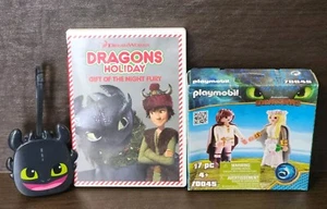 DREAMWORKS How To Train Your Dragon LEGO 70045, Gift Of Night Fury DVD & Toy LOT - Picture 1 of 16