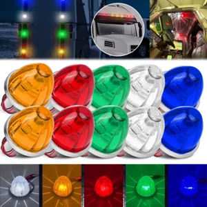 1-10X LED Watermelon Lights Indicator Side Marker Signal Clearance Truck Trailer - Picture 1 of 15
