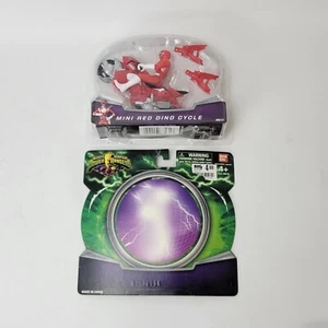 2010 Mighty Morphin Power Rangers Mini Red Dino Cycle 4" Action Figure Bandai - Picture 1 of 3