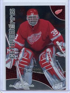 2002 IN THE GAME BETWEEN THE PIPES CHICAGO 23rd NATIONAL DOMINIK HASEK # 08/10