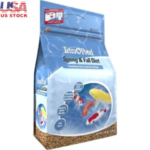 Pond Fish Food Pellets Koi Goldfish Spring Fall Diet Wheat Germ Nutrition New - Picture 1 of 4