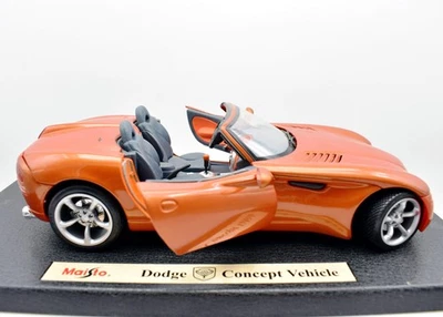 Modellino auto scala 1:18 dodge concept diecast modellismo statico da collezione - Immagine 1 di 4