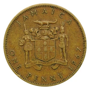 1967 Jamaica 1 Penny Coin, km39, Mintage 2,760,000 - Rare Coin 🇯🇲 🩷 - Picture 1 of 5