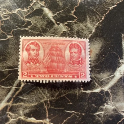 Decatur and MacDonough USA 2 Cents Unused Postage Stamp - Image 1 of 2