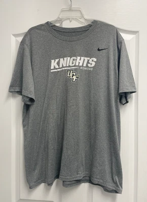 Camisa de remo UCF Knights para mujer 2XL gris Dri Fit Nike camiseta manga corta Foto 1 de 4
