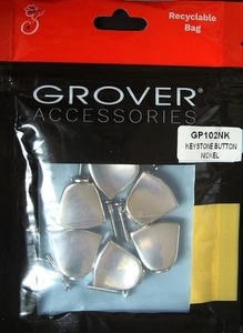 GP102NK Genuine Grover Replacement Keystone Buttons, Nickel - Picture 1 of 6