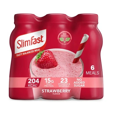 SlimFast Ready To Drink Shake, Meal Replacement Shakes for Weight Loss and - Image 1 of 4