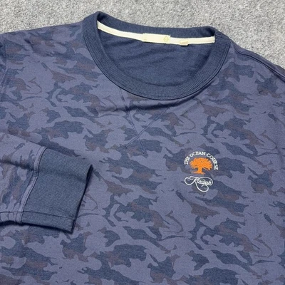 Suéter Kiawah The Ocean Course Adulto 2XL Azul Camuflaje Tasc Cuello Redondo Sudadera Foto 1 de 4