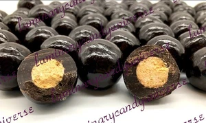 Albanese Dark Chocolate Triple Dipped Malt Balls Choose Size Free Ship! - Picture 1 of 4