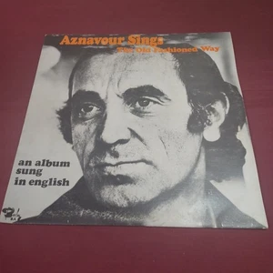 Aznavour Sings (The Old Fashioned Way)1973 Lp Vinyl Record Album - Picture 1 of 4
