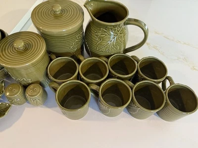 Elegant #Fall #Olive Ceramic #Serveware 26-Piece Collection #eBay @everyone - Image 1 of 4