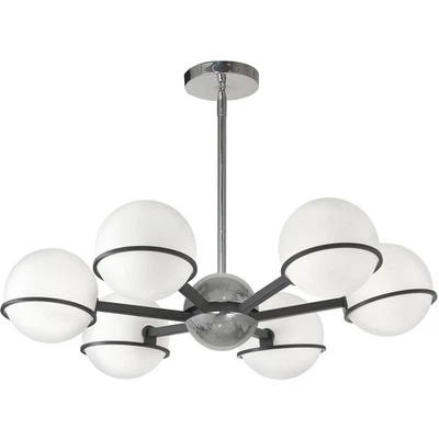 Lámpara de araña Sofia Dainolite Lighting SOF-286C-MB-PC Foto 1 de 4