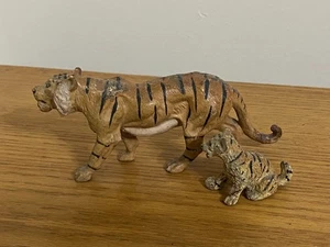Elastolin Vintage Zoo Tiger & Cub Composition Toys TA-54 - Bild 1 von 4