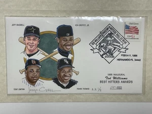 Griffey Jr S/A Sportscovers Cachet 1/5 Artist Proof Envelope W/COA. Very Rare! - Picture 1 of 4