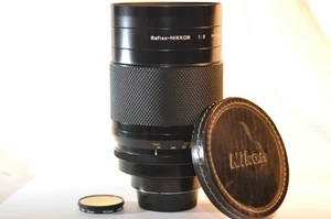 Nikon Reflex Nikkor-C 500mm f/8 mirror lens PRIME lens caps Y52 39mm filter hood - Picture 1 of 9