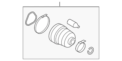 Genuine Subaru Cv Joint Boot Kit 28397SC000 - Image 1 of 3