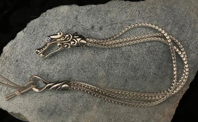 💕John Hardy Legends Naga Dragon Sterling Silver Chain Bracelet Size M-NWT! - Image 1 of 4