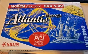 Atlantis Modem fax voce 56K V.90 1456VQH PCI - Photo 1/6
