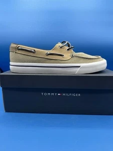 Zapatos Tommy Hilfiger Phinx para Hombres Talla 8.5 Macys Agotados Medianos Barco Natural - Imagen 1 de 5