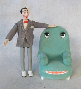 Vintage Pee Wee Herman’s Playhouse Toy Action Figure Chairry & Pee-Wee 1987 - Picture 1 of 4