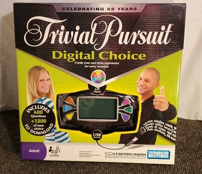 Trivial Pursuit Trivia Game Digital Choice 25th Anniversary Edition - Image 1 of 4