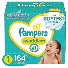 Pampers Swaddlers Diapers Size 1 - 164ct