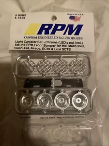 RPM Front Canister light Bar with RC LED Lights 80983 Chrome LEDs Included - Picture 1 of 1